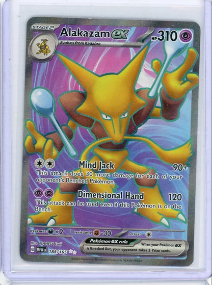 Alakazam ex Pokémon 151 Full-Art #188/165 (Copy)