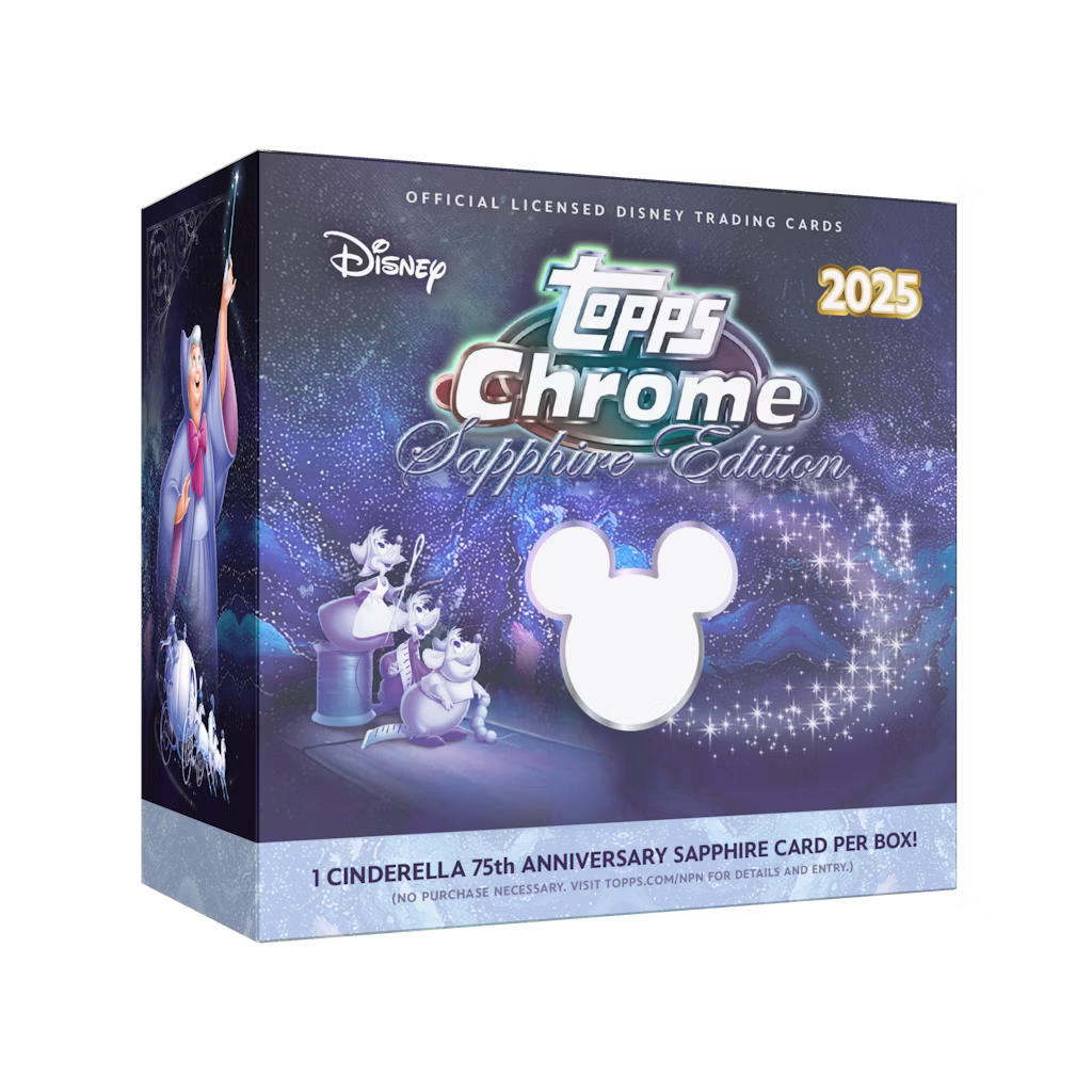 2025 Topps Disney Chrome Sapphire Hobby 10 Box Case