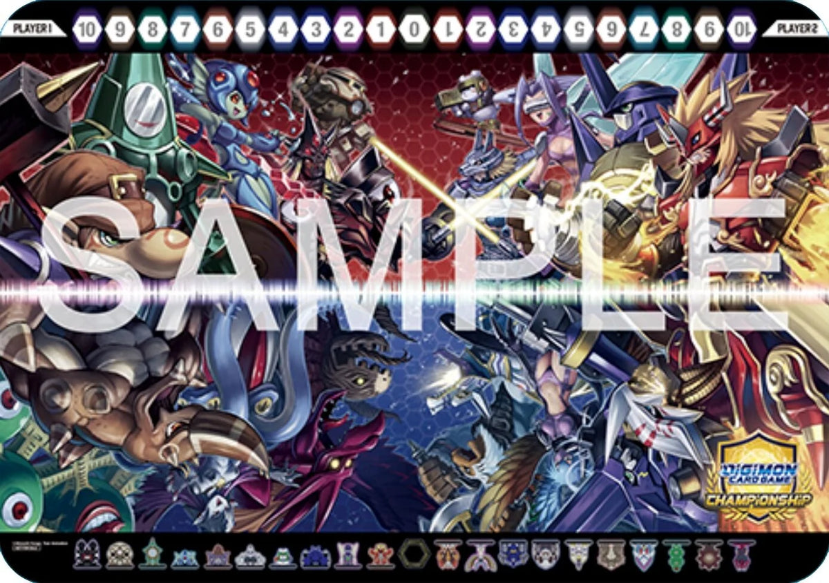Digimon Card Game: 2024 Final Championships Top 16 Playmat