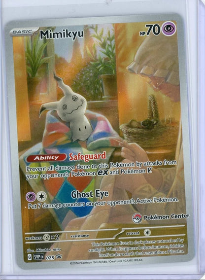 Mimikyu Pokémon Scarlet & Violet Pokémon Center Black Star Promo #075
