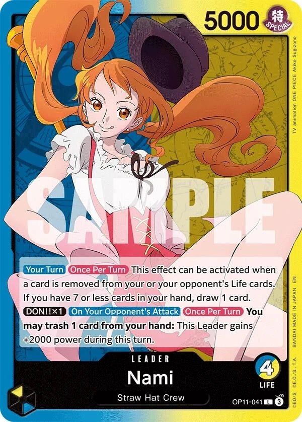 Nami (041) (OP11-041) (A Fist of Divine Speed) (OP11)