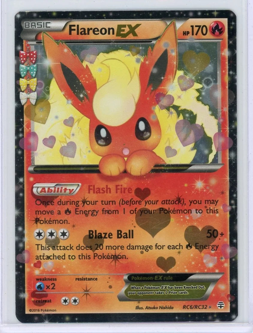 Flareon EX Pokémon Generations Radiant Collection Full-Art #RC6/RC32