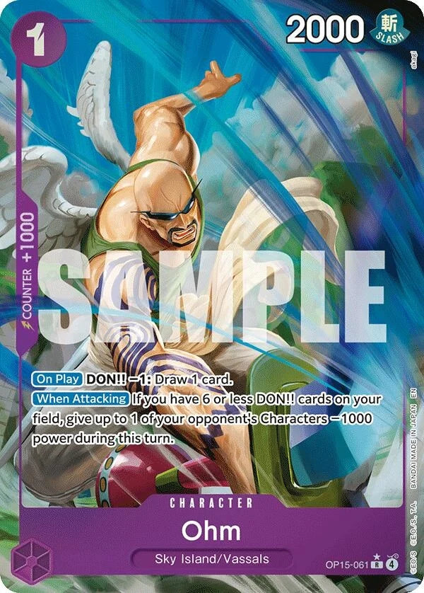 Ohm (Alternate Art) (OP15-061) (Adventure on Kami's Island) (OP15-EB04)