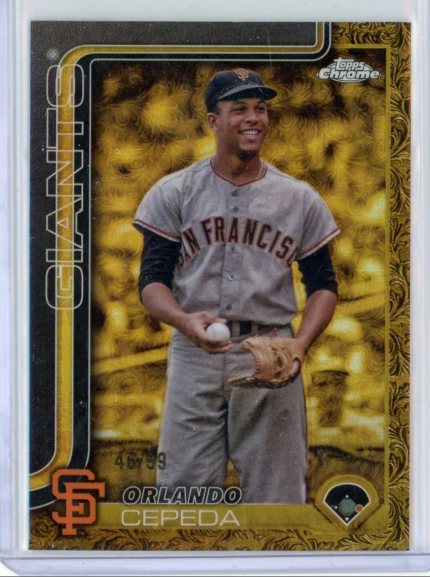 Orlando Cepeda 2025 Topps Gilded #'d /99