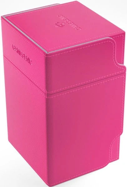 GameGenic Watchtower Convertible Deck Box - Pink (Holds 100+)