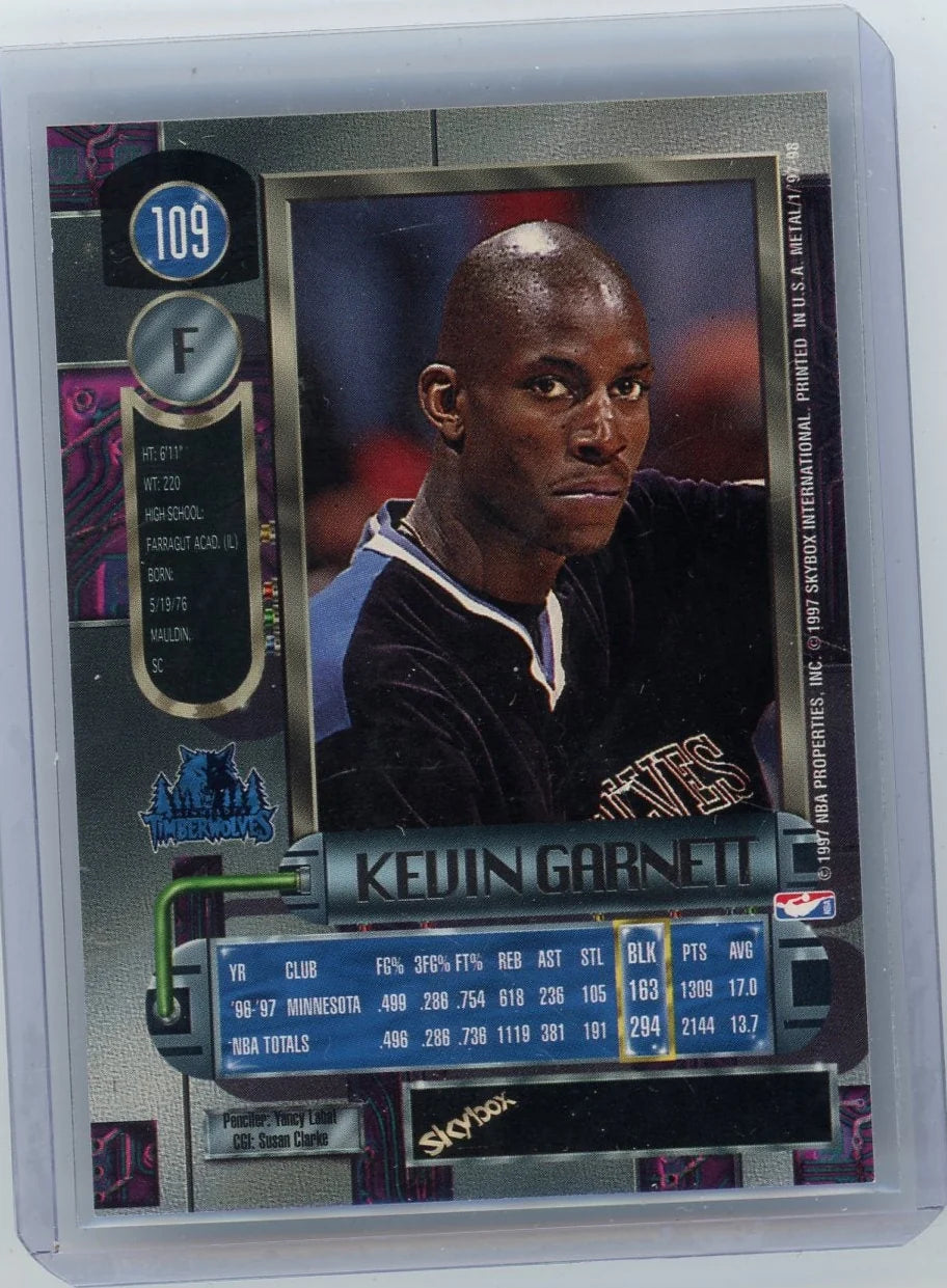 Kevin Garnett 1997-98 Metal Universe