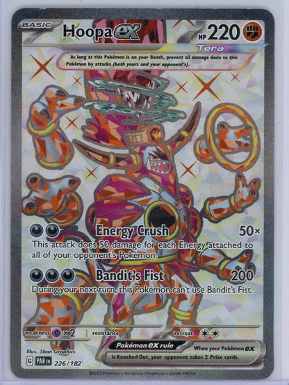 Hoopa ex 2023 Pokemon Paradox Rift Ultra rare #226/182