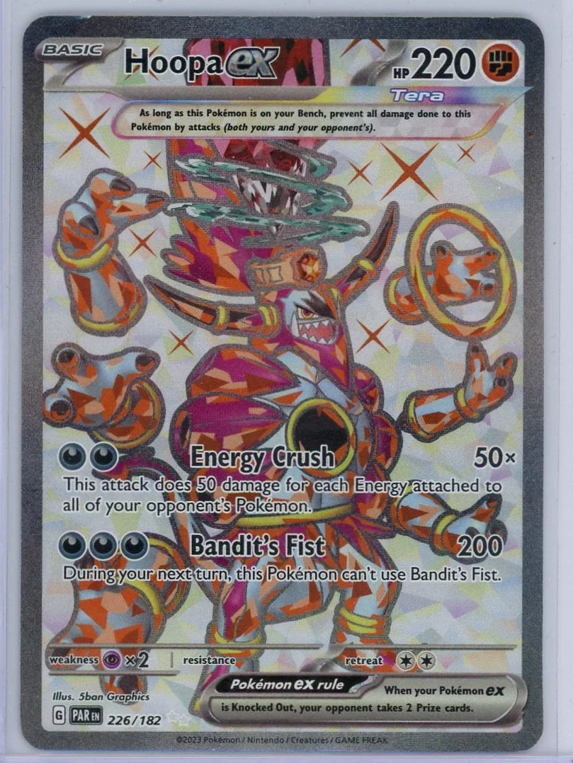 Hoopa ex 2023 Pokemon Paradox Rift Ultra rare #226/182