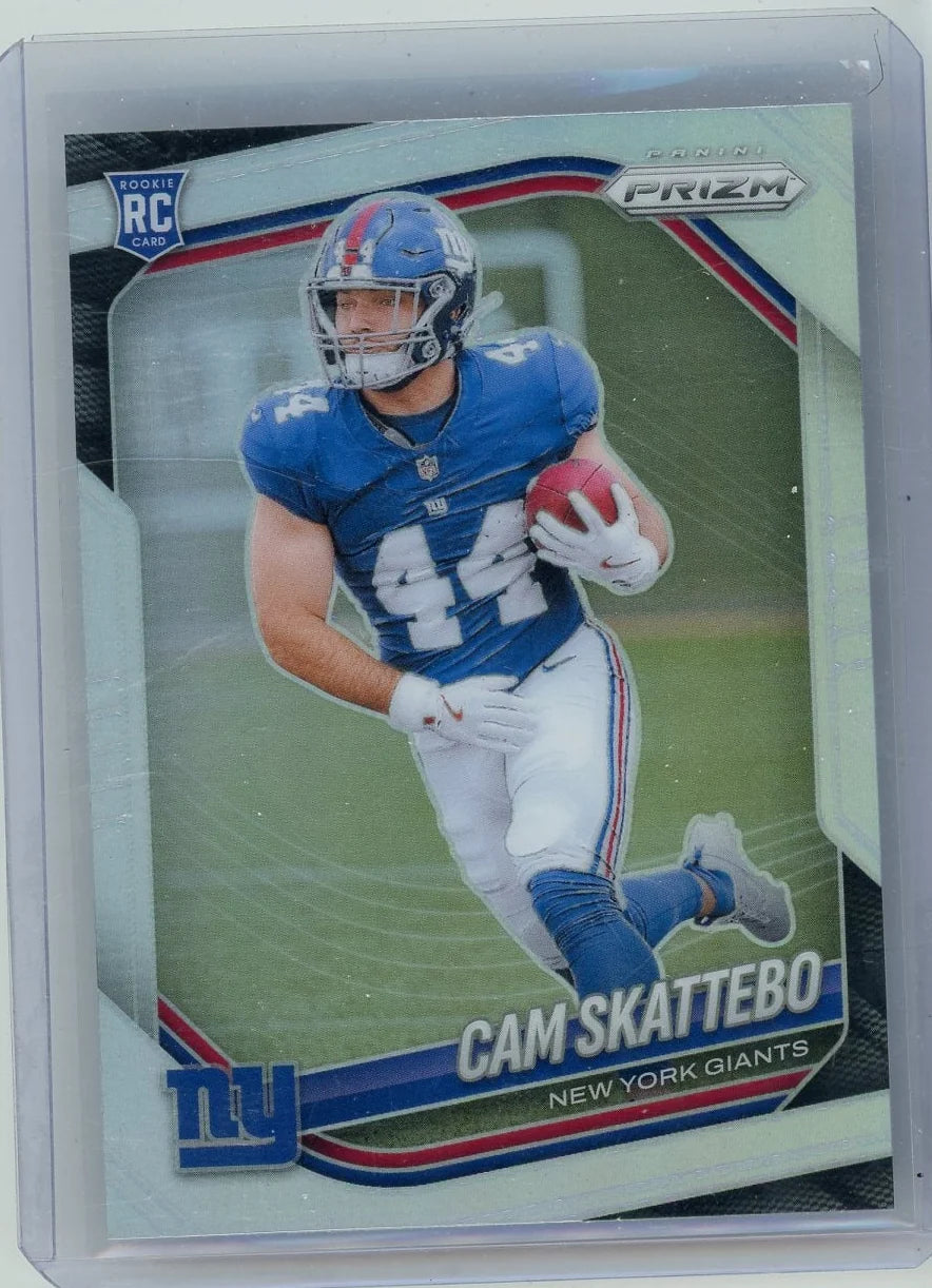 Cam Skattebo 2025 Panini Silver Prizm RC