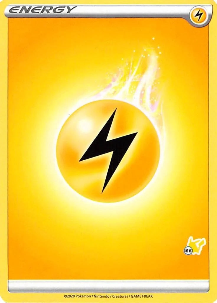 Lightning Energy (#22 Pikachu Stamped) (Battle Academy 2022) (BA22)