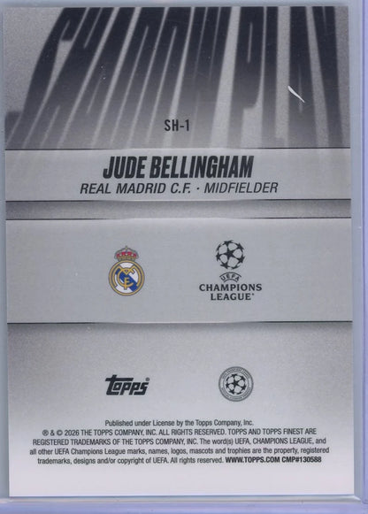 Jude Bellingham 2026 Topps Finest Shadow Play