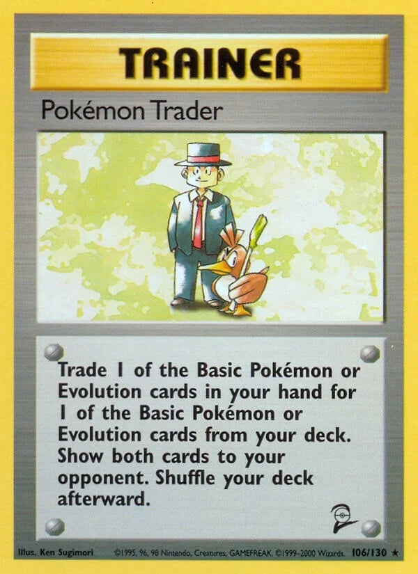 Pokemon Trader (106/130) (Base Set 2) (BS2)