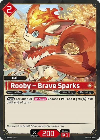Rooby – Brave Sparks (EBP01-011) (Dawn of Palpagos) (EBP01)