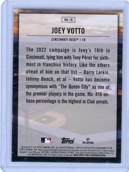 Joey Votto 2022 Topps Home Field Advantage SSP