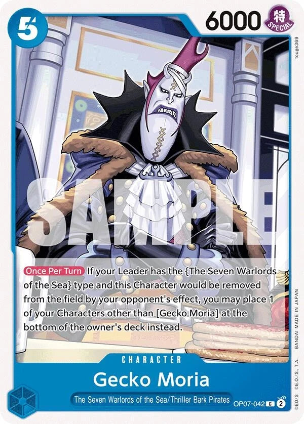 Gecko Moria (042) (OP07-042) (500 Years in the Future) (OP07)