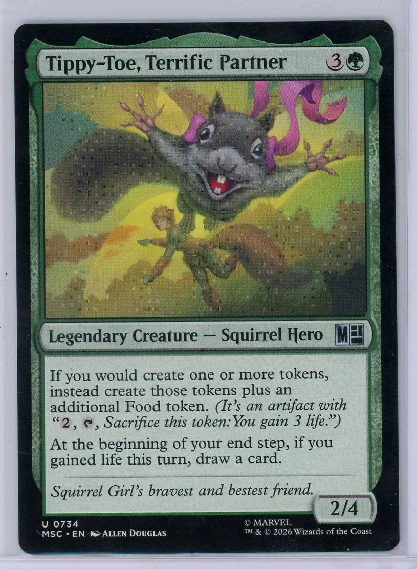 Tippy-Toe, Terrific Partner Magic the Gathering Marvel Super Heroes #0734