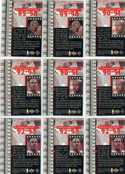 Michael Jordan Upper Deck 1998 Film Bundle