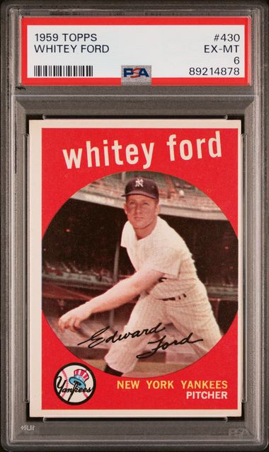 Whitey Ford 1959 Topps #430 PSA 6