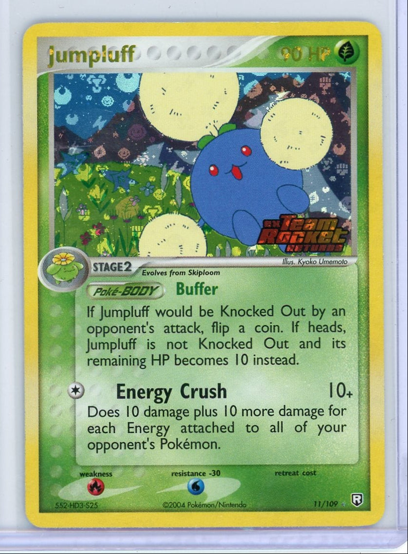 Jumpluff Pokémon EX Team Rocket Returns Reverse Holo #11/109