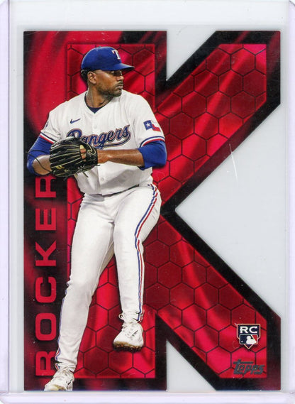 Kumar Rocker 2025 Topps Series 2 K-Zone Die-Cut SP RC