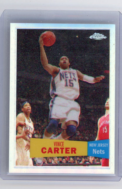 Vince Carter 2008 Topps Chrome retro refractor #'d 427/999