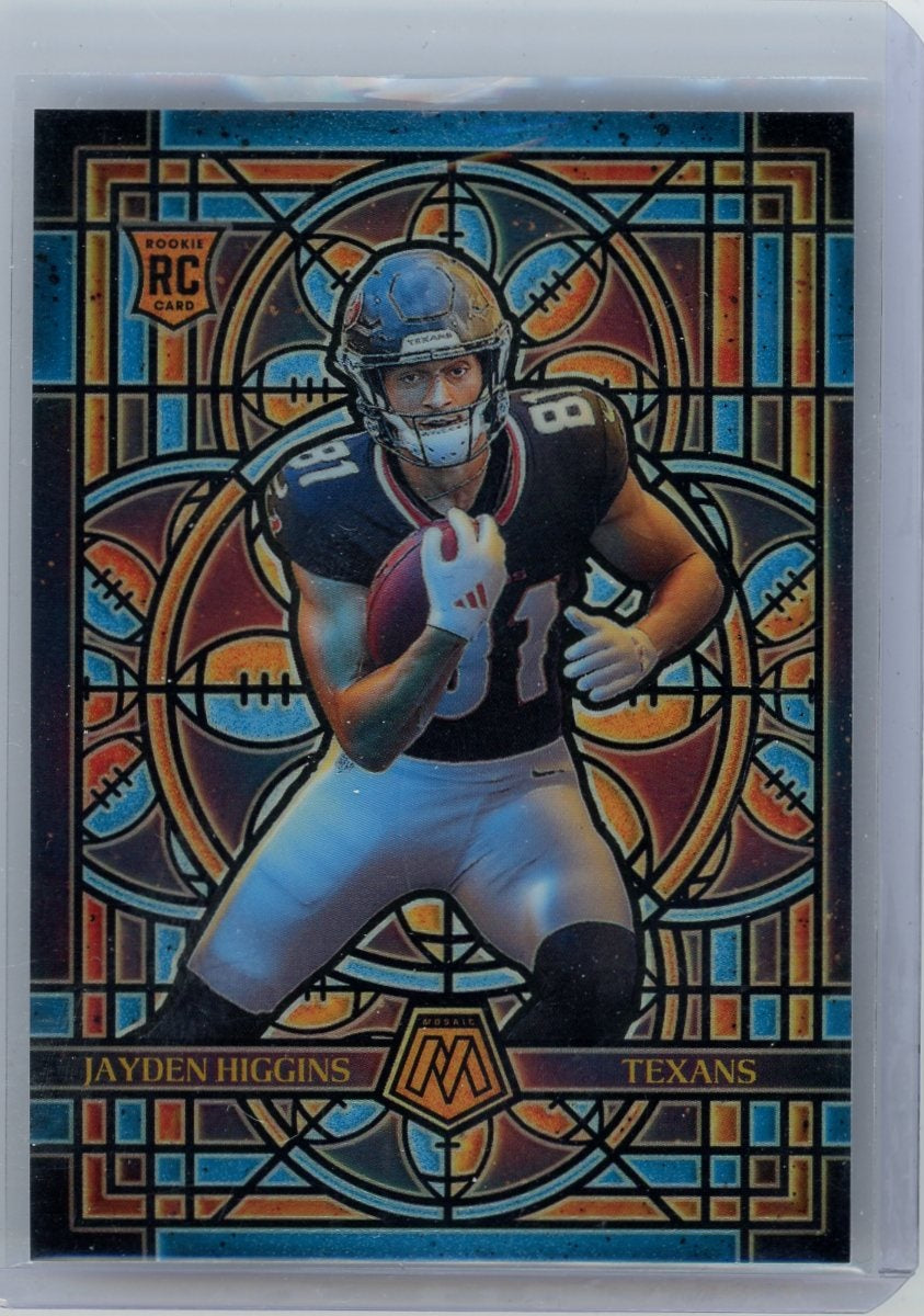 Jayden Higgins 2025 Panini Mosaic Stained Glass RC