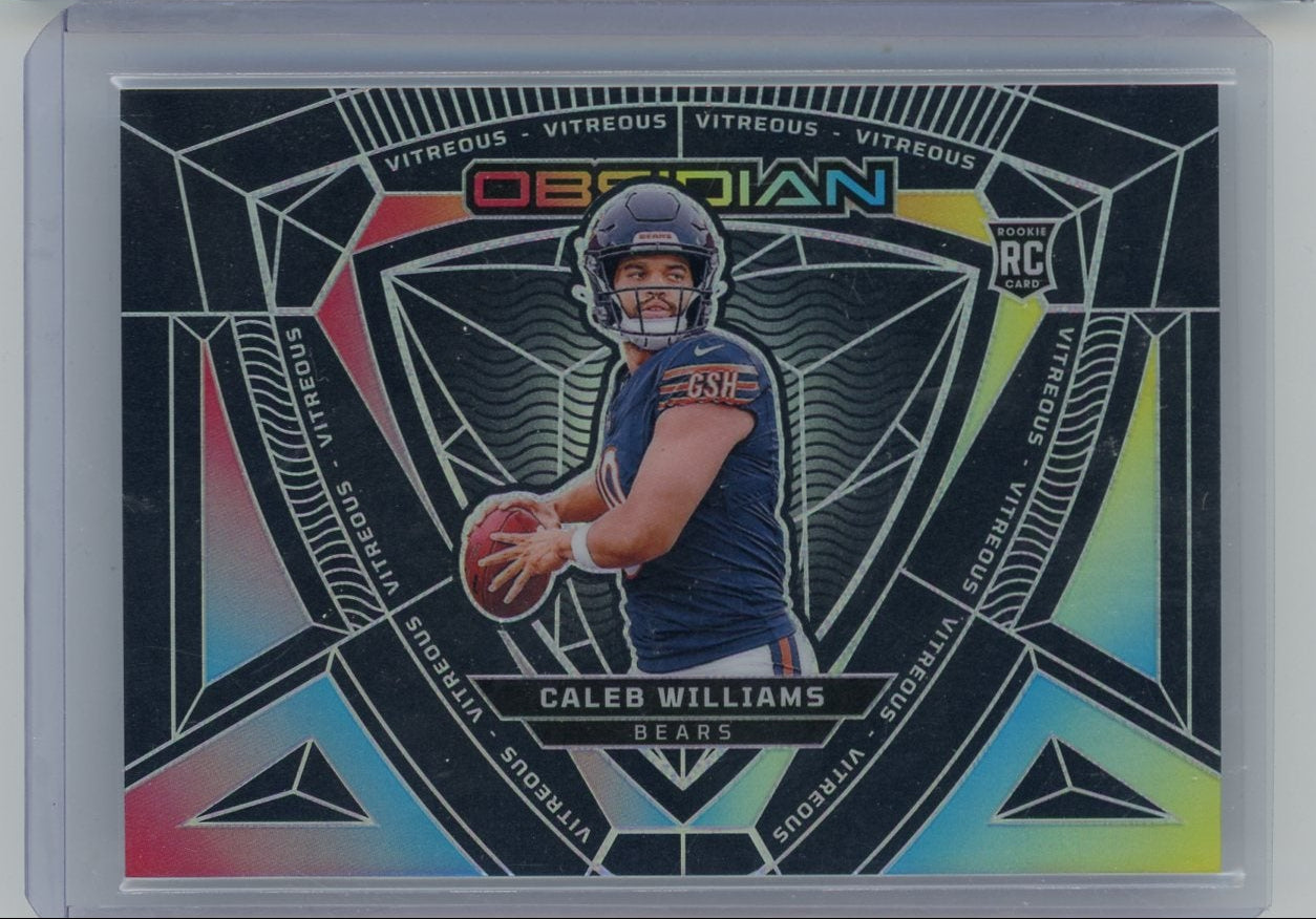 Caleb Williams  2024 Panini Obsidian Vitreous Case Hit SSP