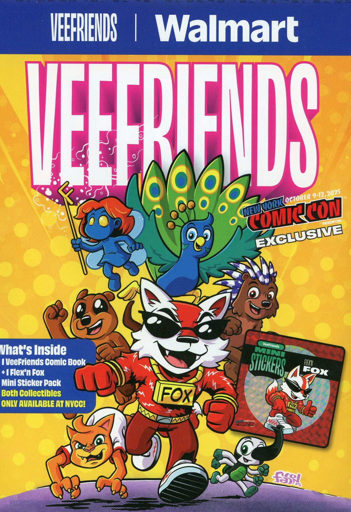 Veefriends Collector's Comic Pack Walmart Issue 2025 NYCC