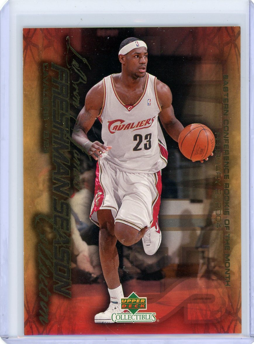 LeBron James 2004 Upper Deck Freshman Season Collection #47