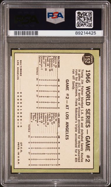 World Series Game 2 1967 Topps #152 PSA 6
