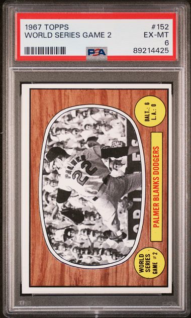 World Series Game 2 1967 Topps #152 PSA 6
