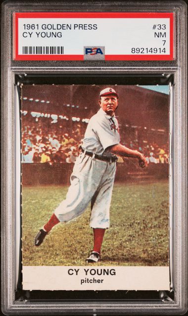 Cy Young 1961 Golden Press #33 PSA 7
