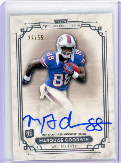 Marquise Goodwin 2013 Topps Museum Rookie Autograph #'d 22/55
