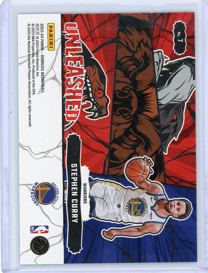 Stephen Curry 2023-24 Donruss Basketball Unleashed SP