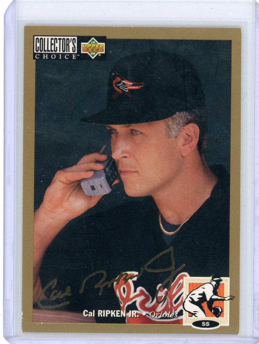 Cal Ripken Jr. 1994 Upper Deck Collector's Choice Gold Signature