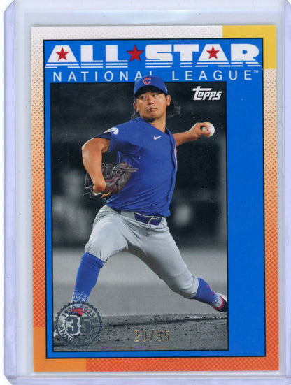 Shota Imanaga 2025 Topps '35th Anniversary No Name SSP #'d 20/35