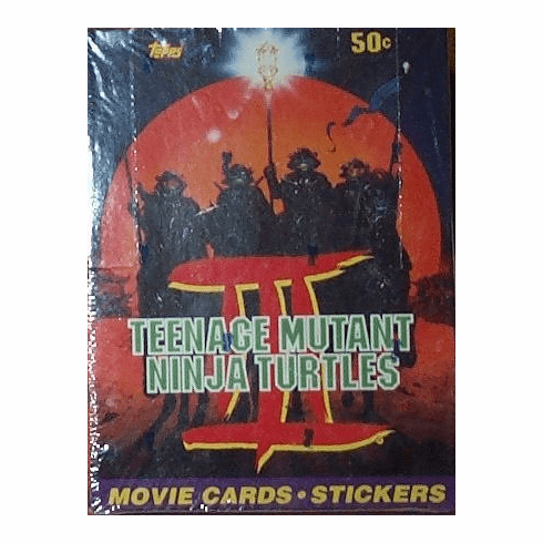 1992 Topps Teenage Mutant Ninja Turtles 3 Sealed Box